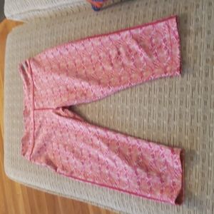 Vinyard Vines Girl's print, crop leggings, size XL